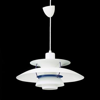 TAKLAMPA, "PH 5", Poul Henningsen för Louis Poulsen, Danmark. Höjd 30 cm.