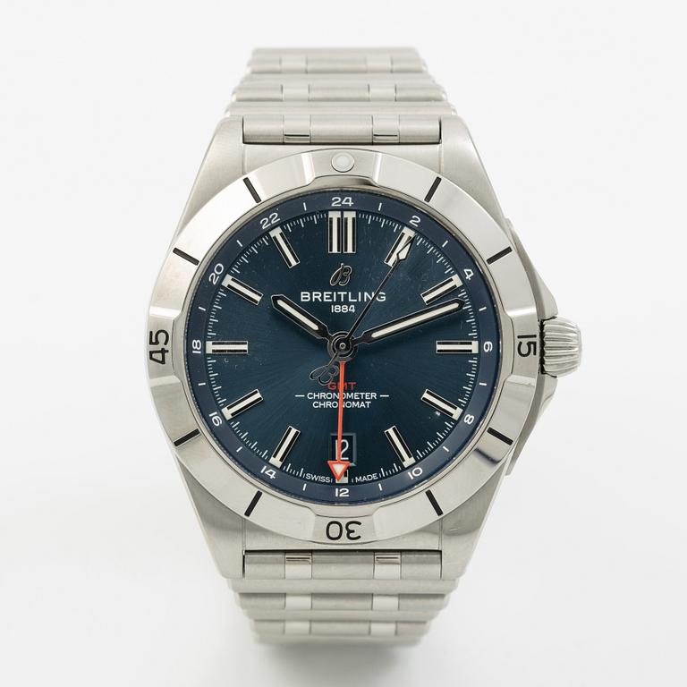 Breitling, Chronomat Automatic GMT 40, wristwatch, 40 mm.