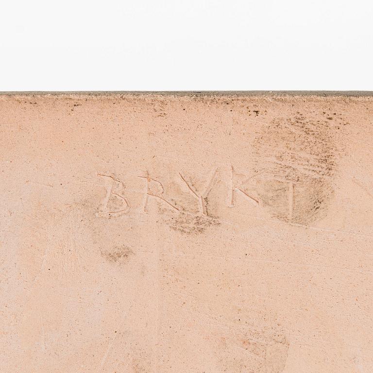 Rut Bryk, relief, stengods signerad BRYK.
