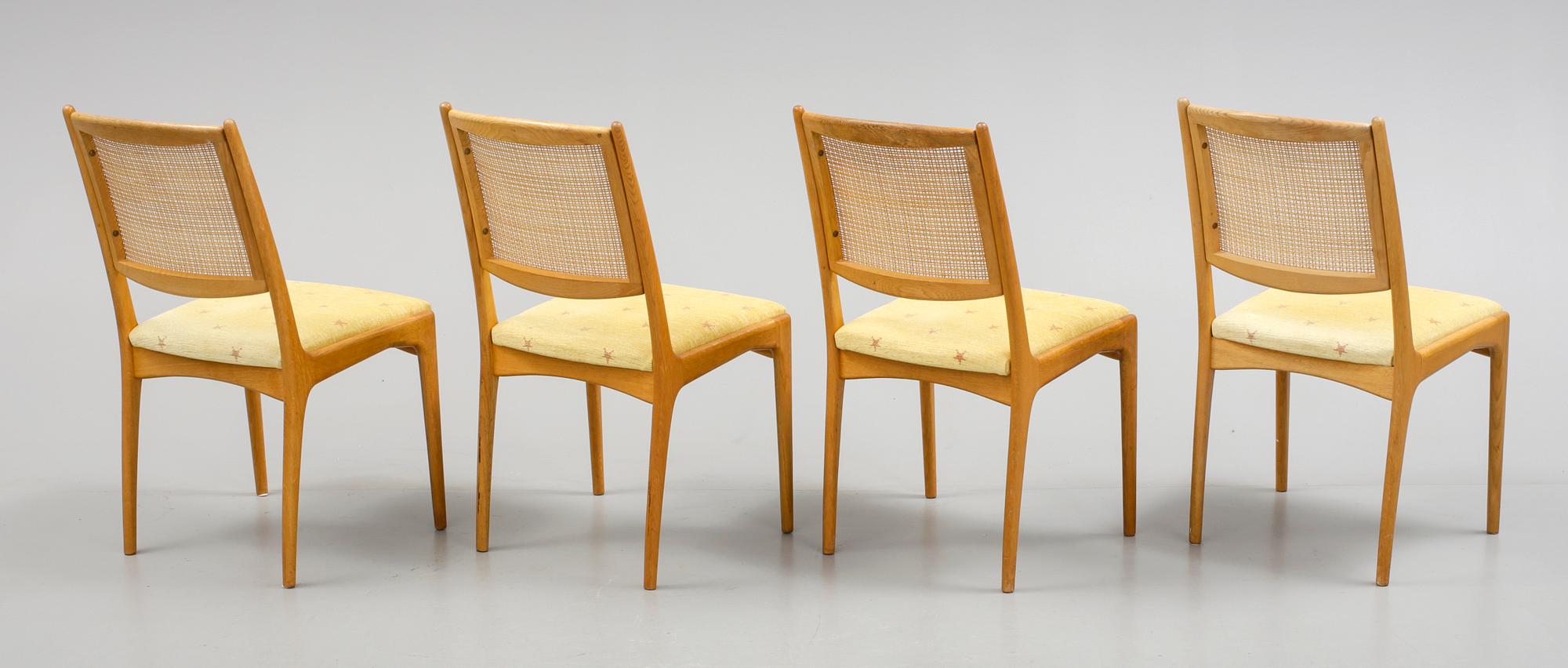 STOLAR, 4 st, troligen Danmark, 1950-/60-tal.