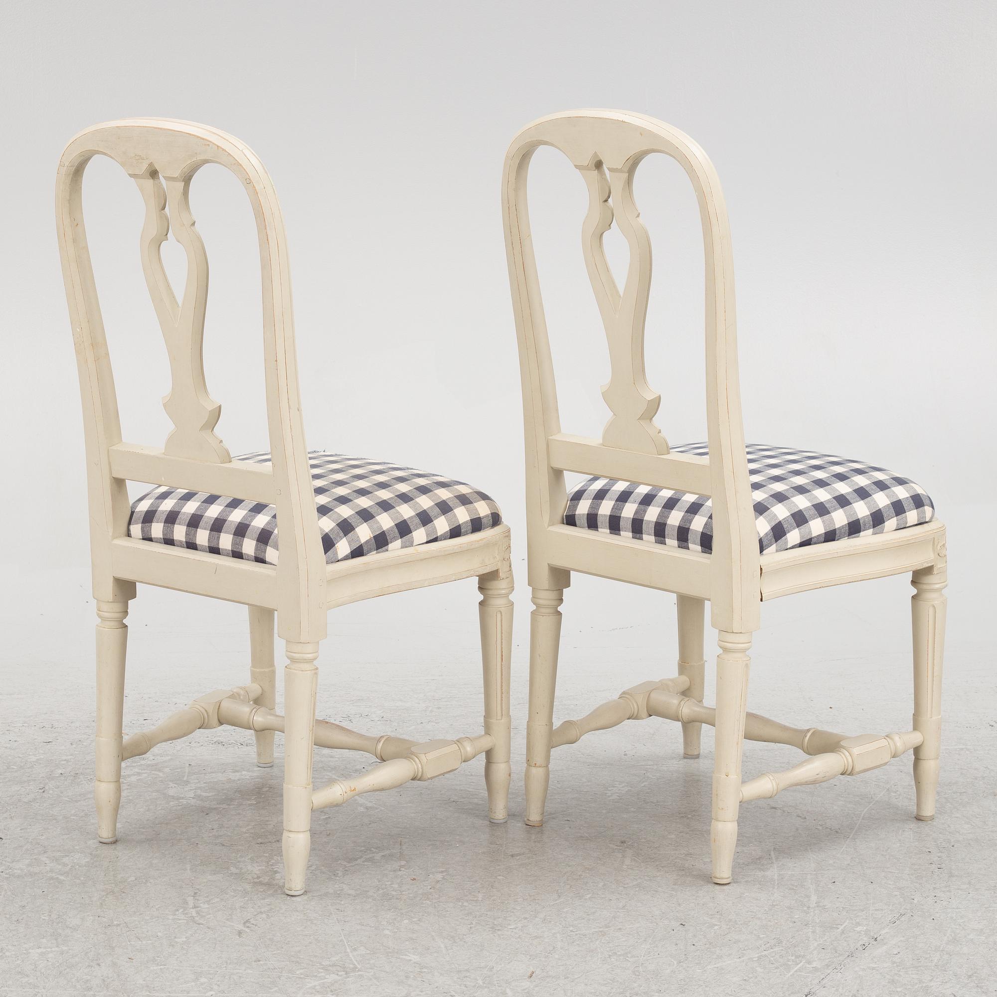 Twelve "Hallunda" chaira from IKEA's 18th century series, 1990's.