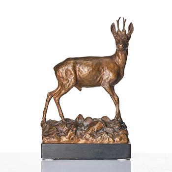 Märta Améen, skulptur, hjort.