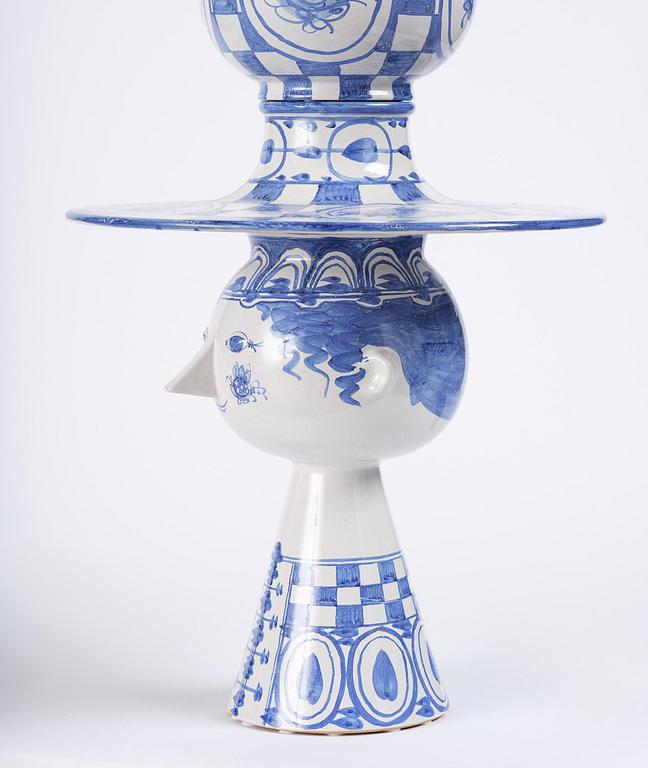 Björn Wiinblad, an imposing ceramic sculpture, Denmark, signed and dated 1971.