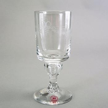 A 66 pcs "Antik" glass service from Reijmyre later part of the 20th century.