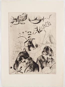 MARC CHAGALL, 71 st etsningar ur upplagan om 285 exemplar på Arches/MBM/J. Perrigot-papper, 1923-1948.