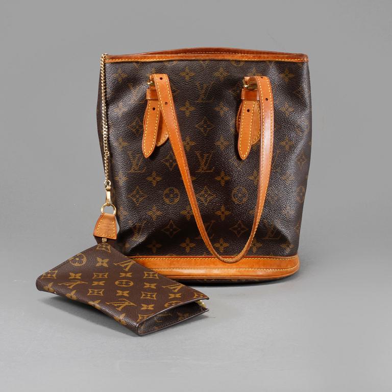HANDVÄSKA, "Petite Bucket", Louis Vuitton.