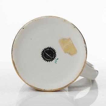 Piero Fornasetti, mug, porcelain, Italy.