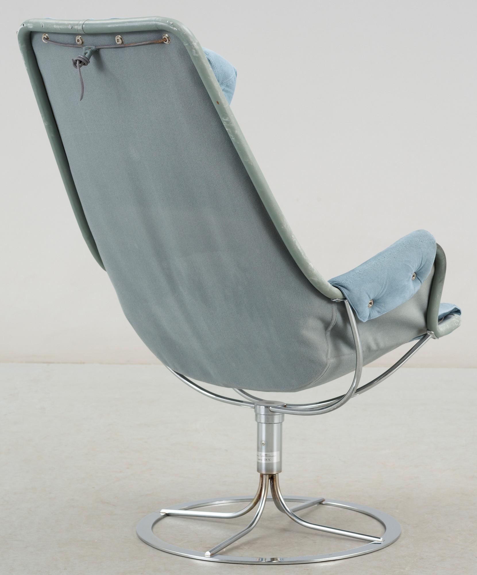 FÅTÖLJ, "Jetson", Bruno, Mathson, Dux, 1900-talets andra hälft.