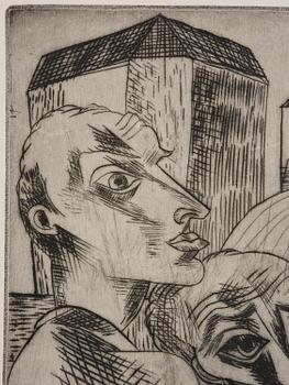 Conrad Felixmüller, "Freunde".