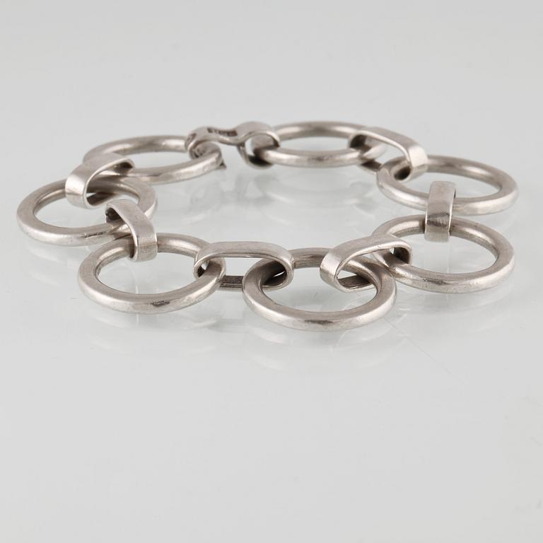ARMLÄNK, silver, Sven-Erik Högberg, Göteborg. Vikt 37,3 gram.