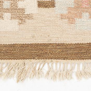 Matta, rölakan, signerad MJ, ca 188 x 140 cm.