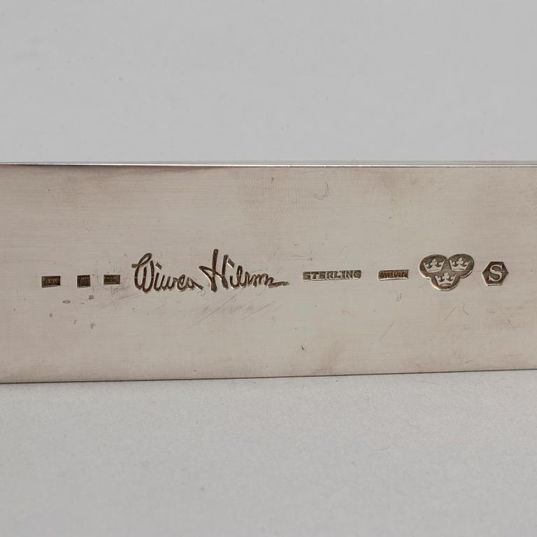 WIWEN NILSSON, 
a sterling silver letter opener, Lund 1966.