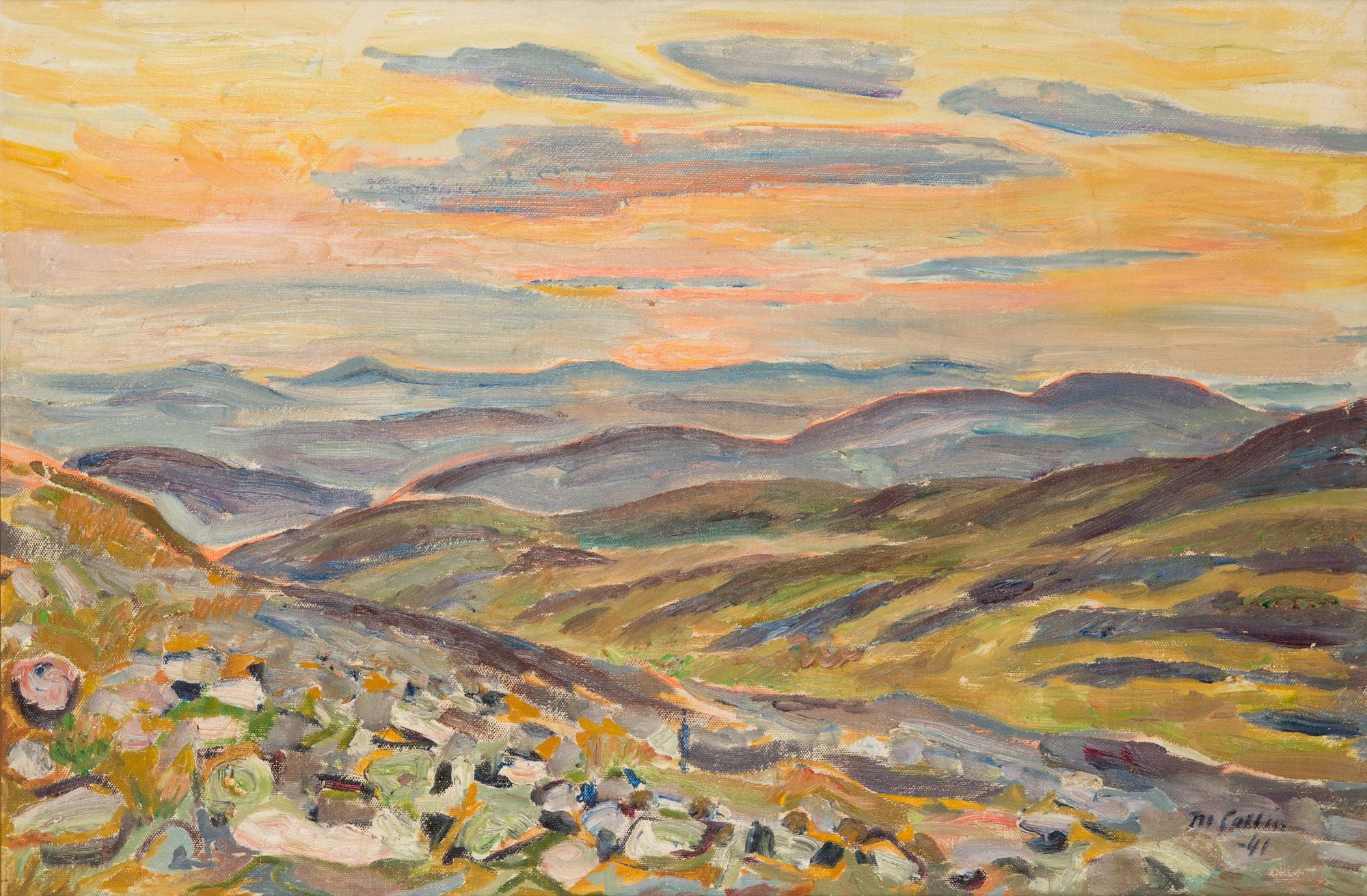 Marcus Collin, oil on canvas, signed and dated -41.