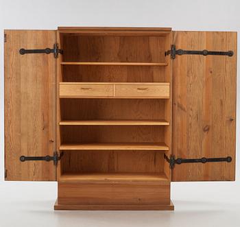 Axel Einar Hjorth, a 'Lovö' stained pine cabinet, Nordiska Kompaniet, NK, Sweden 1930's.