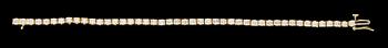 715. A gold and diamond tennis bracelet.