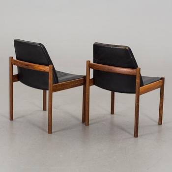 2 pcs of chairs, Sven Ivar Dysthe, Dokka furniture, Norway,