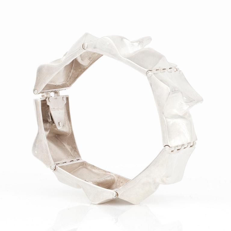 ARMBAND, sterling silver, Sirokuru, Åbo, vikt ca 71 g.