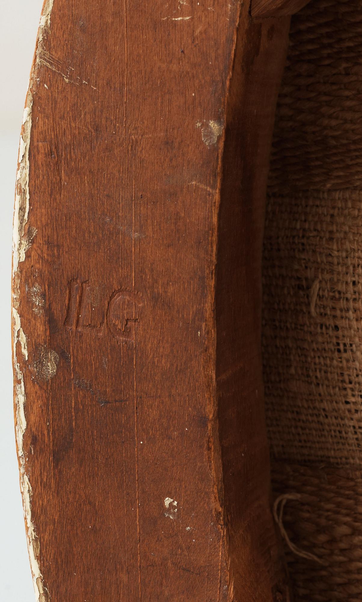 TABURETTER, ett par, av Johan Lindgren (mästare i Stockholm 1770-1800). Gustavianska.