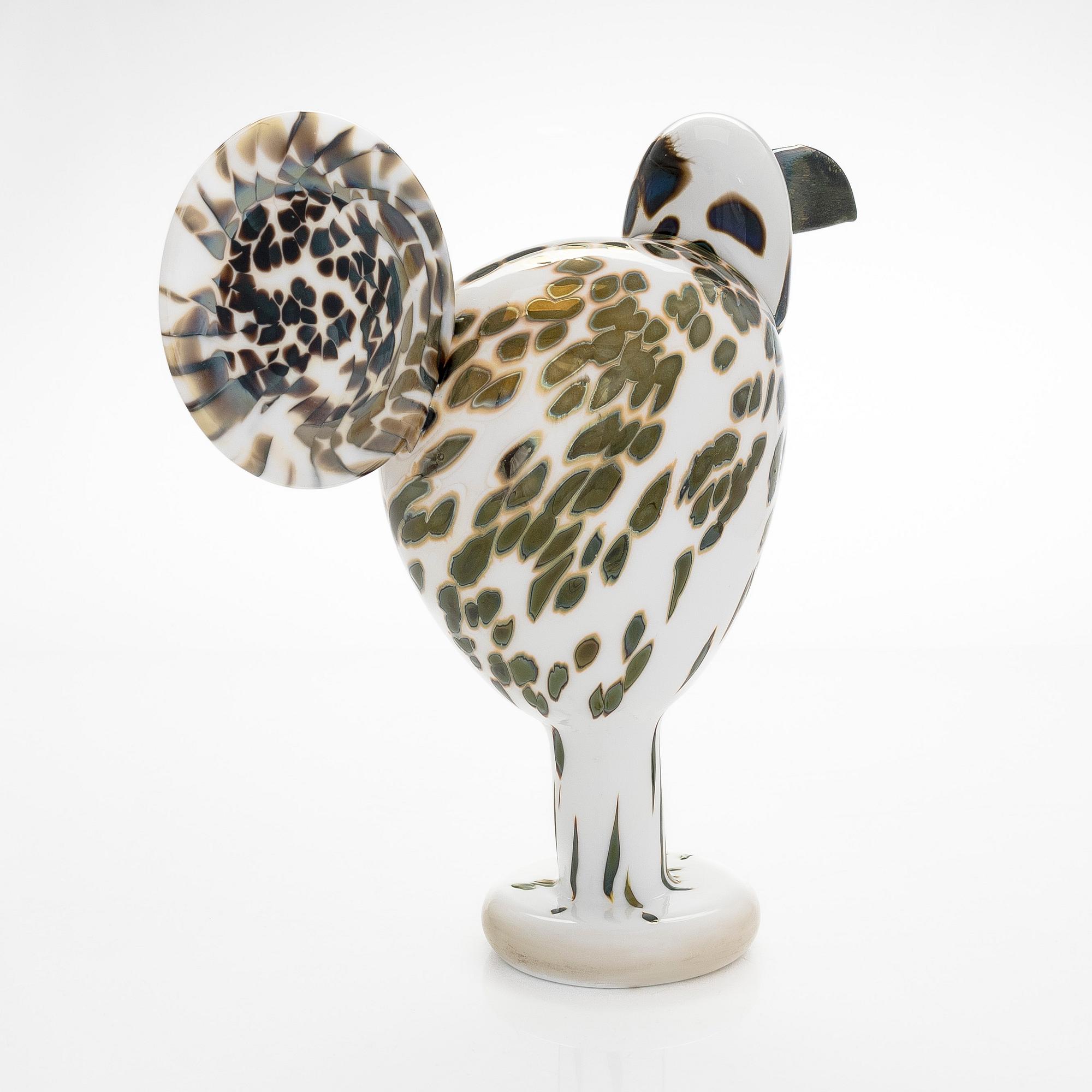 Oiva Toikka, a 'Valkyrie' glass bird signed O. Toikka Nuutajärvi 139/250.