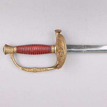 SVÄRD, klinga märkt Manufact Royale de Klingenthal, Novembre 1822.