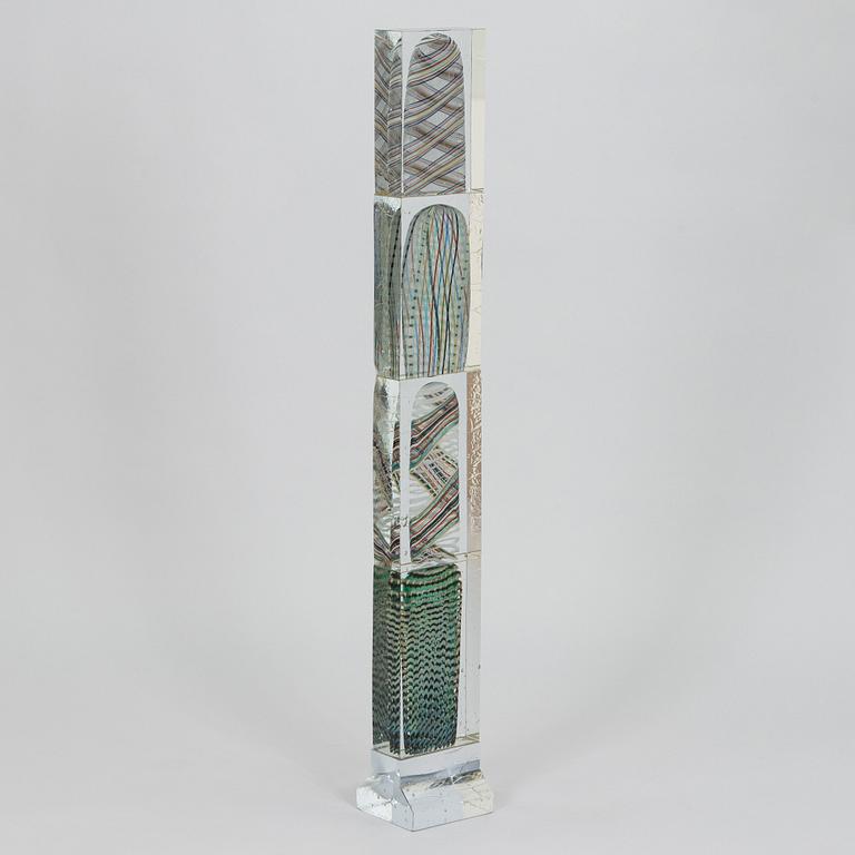 Oiva Toikka, veistos, signeerattu Oiva Toikka Nuutajärvi Notsjö 1989.