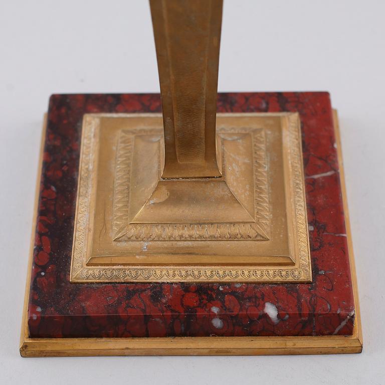 LJUSSTAKE, empirestil, omkring år 1900.