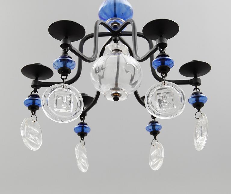 TAKKRONA, Erik Höglund, smide och glas.