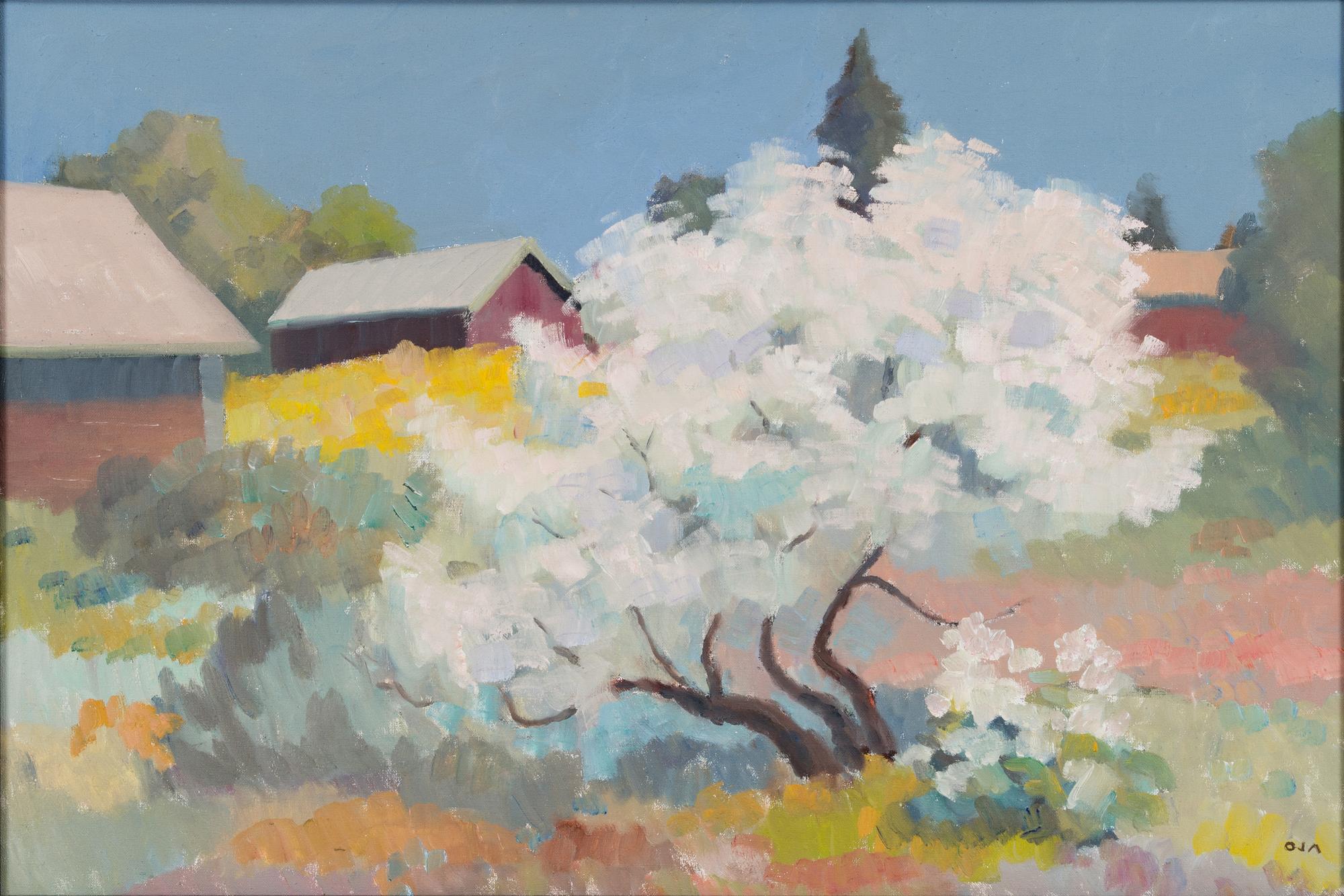 ONNI OJA, BLOOMING APPLE TREE.