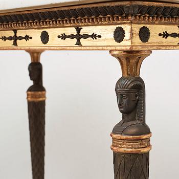 KONSOLBORD, sengustavianskt stockholmsarbete, 1800-talets början.