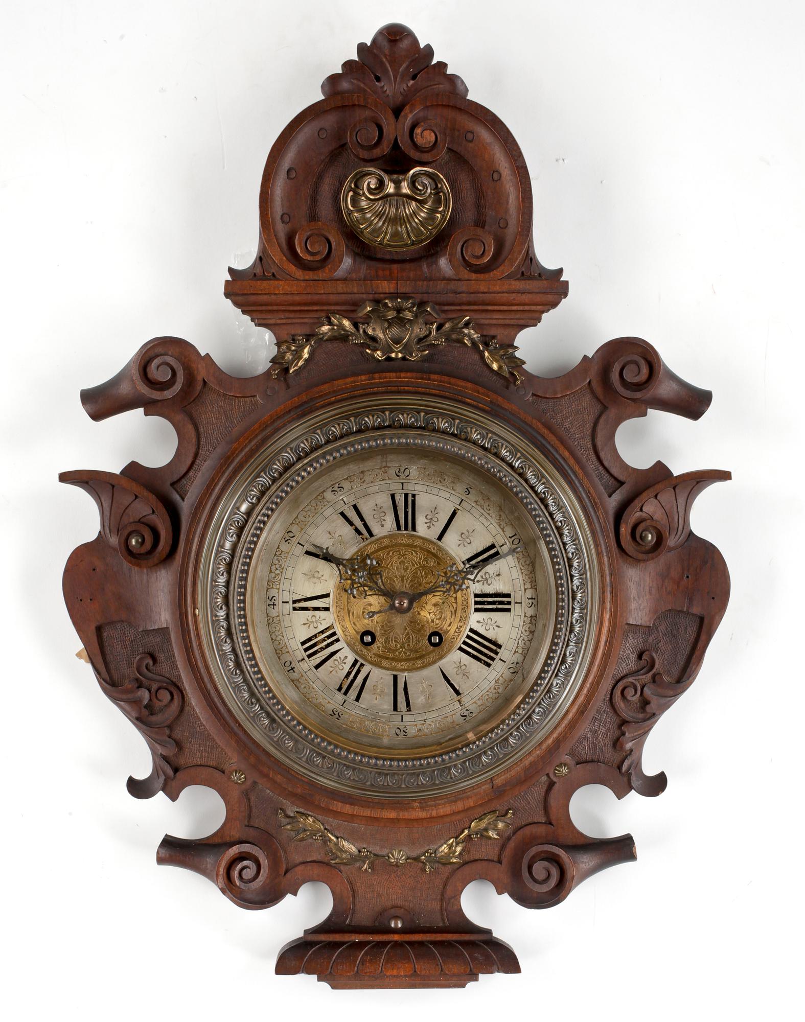 VÄGGPENDYL, nyrenässans, 1800-talets slut.