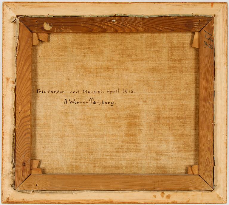 A. Werner Parsberg, oil on canvas, signed.