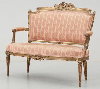 SOFFA, Louis XVI-stil, tidigt 1900-tal.