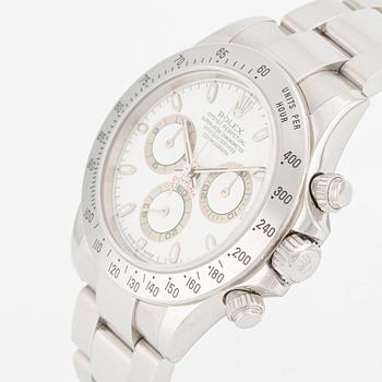 Rolex, Cosmograph, Daytona, chronograph, wristwatch, 40 mm.