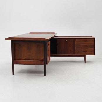 Arne Vodder, skrivbord med sideboard, Sibast Möbler, Danmark, 1960-tal.