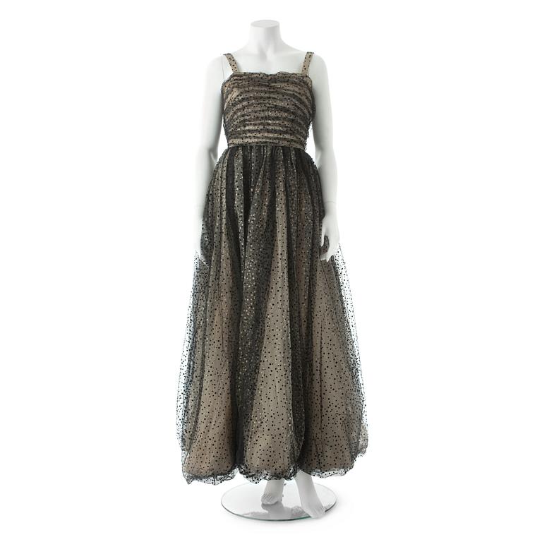 BALENCIAGA, a gown, 1960's.