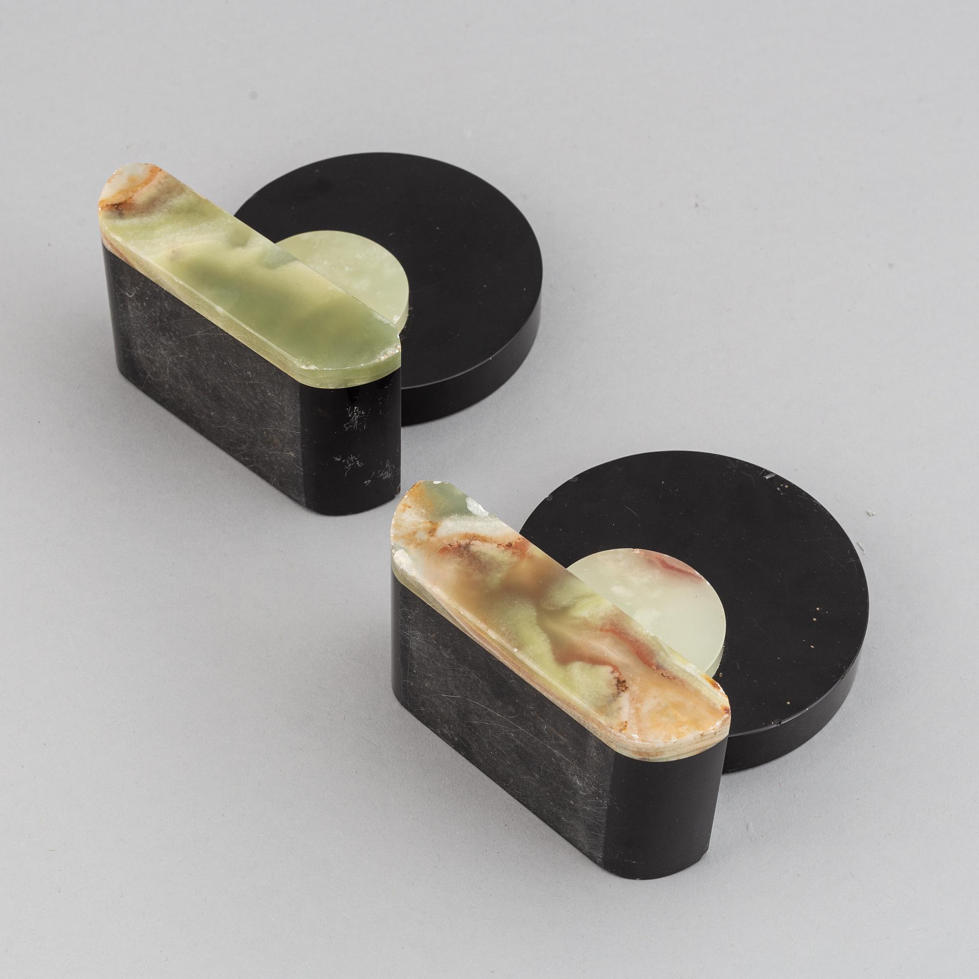 A pair of art déco book ends, 1920/30.