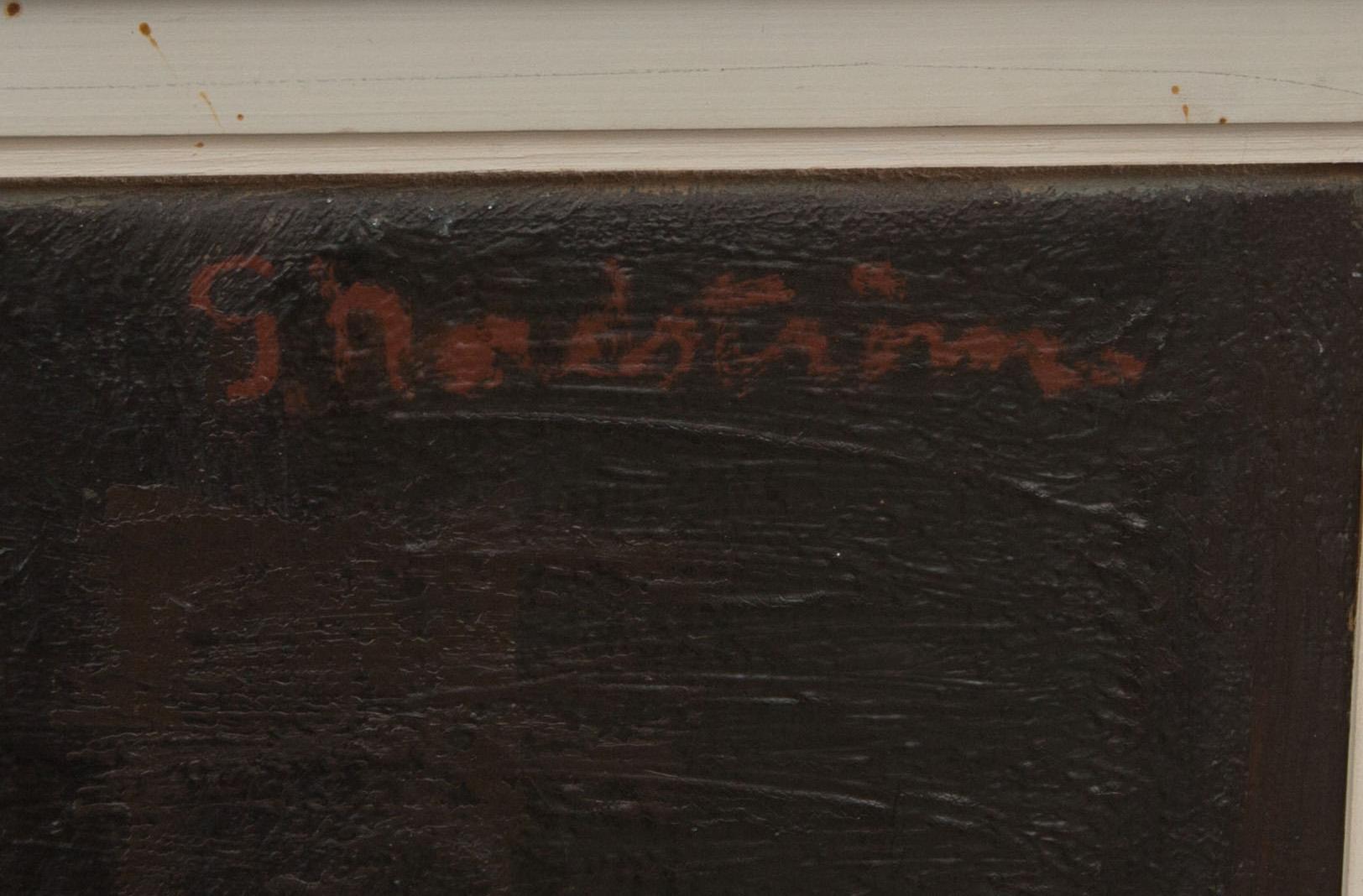 GERHARD NORDSTRÖM, olja på duk, signerad.