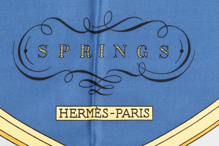 Hermès, scarf "Springs".