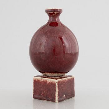 Sven Wejsfelt, a stoneware vase, Gustavsberg Studio 1972.
