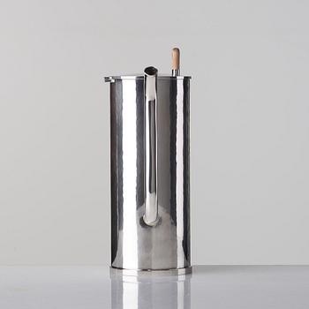 Sigurd Persson, kaffekanna, Stockholm 1984, smed Lars Munkhammar, sterling.