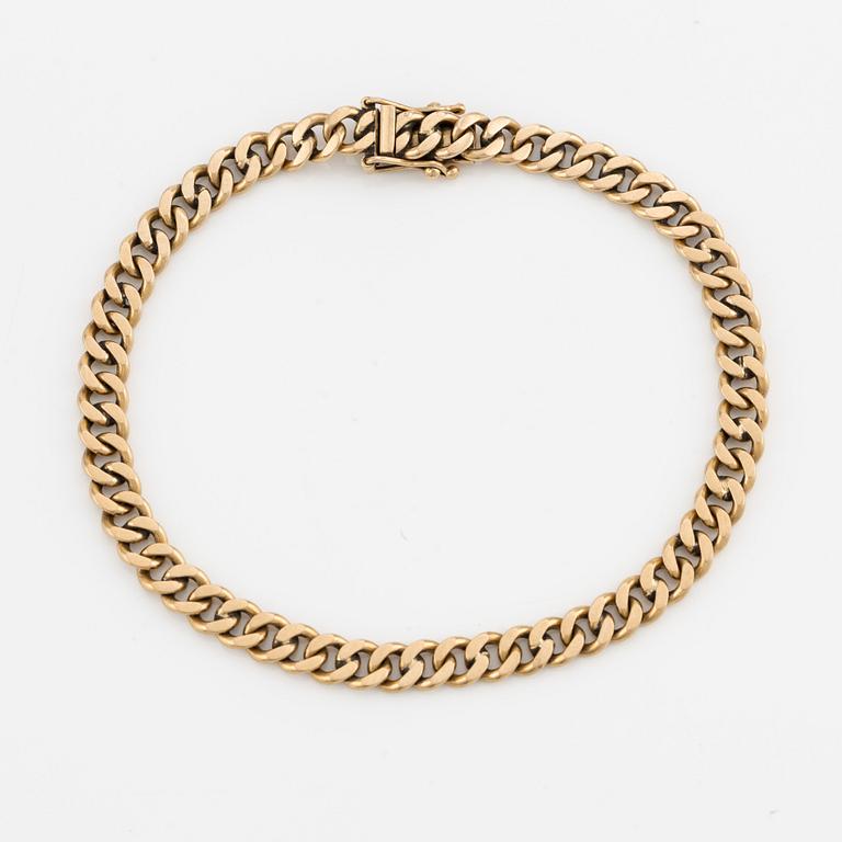 Armband, 18K guld, pansarlänk.