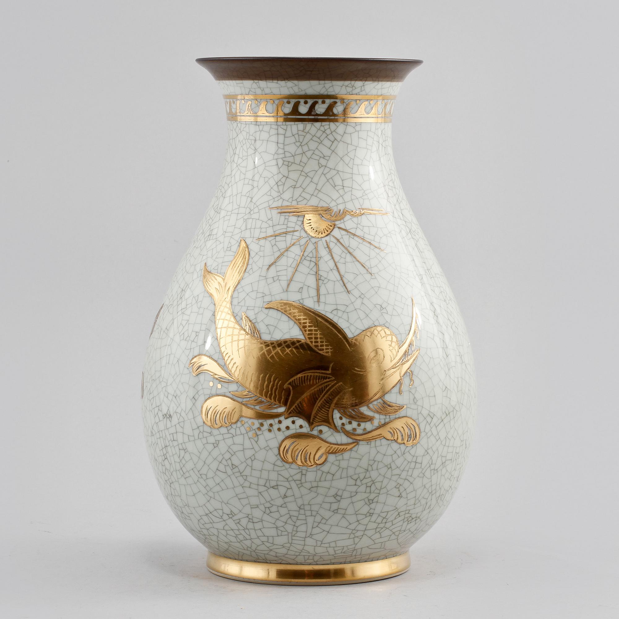VASER, 2 st, porslin, Royal Copenhagen, 1900-talets andra hälft.