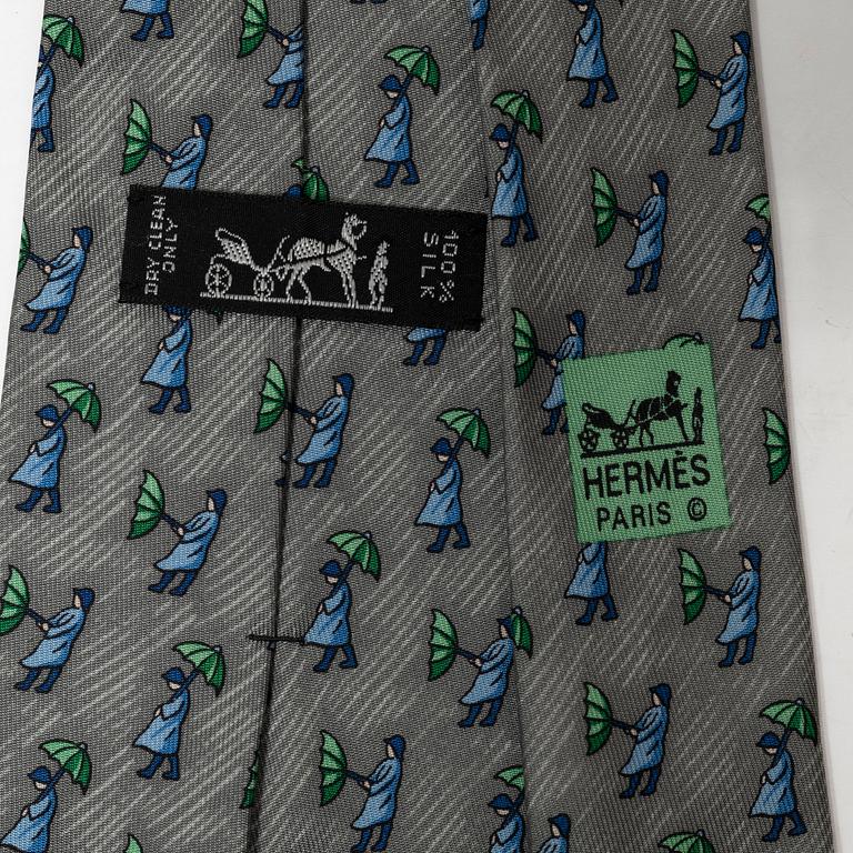 Hermès, ties, 3 pcs.