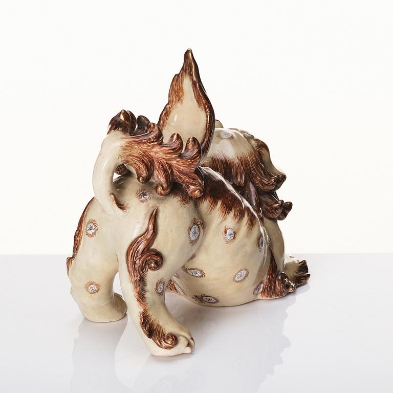 Fohund, flintgods. Japan, Meiji (1868-1912).