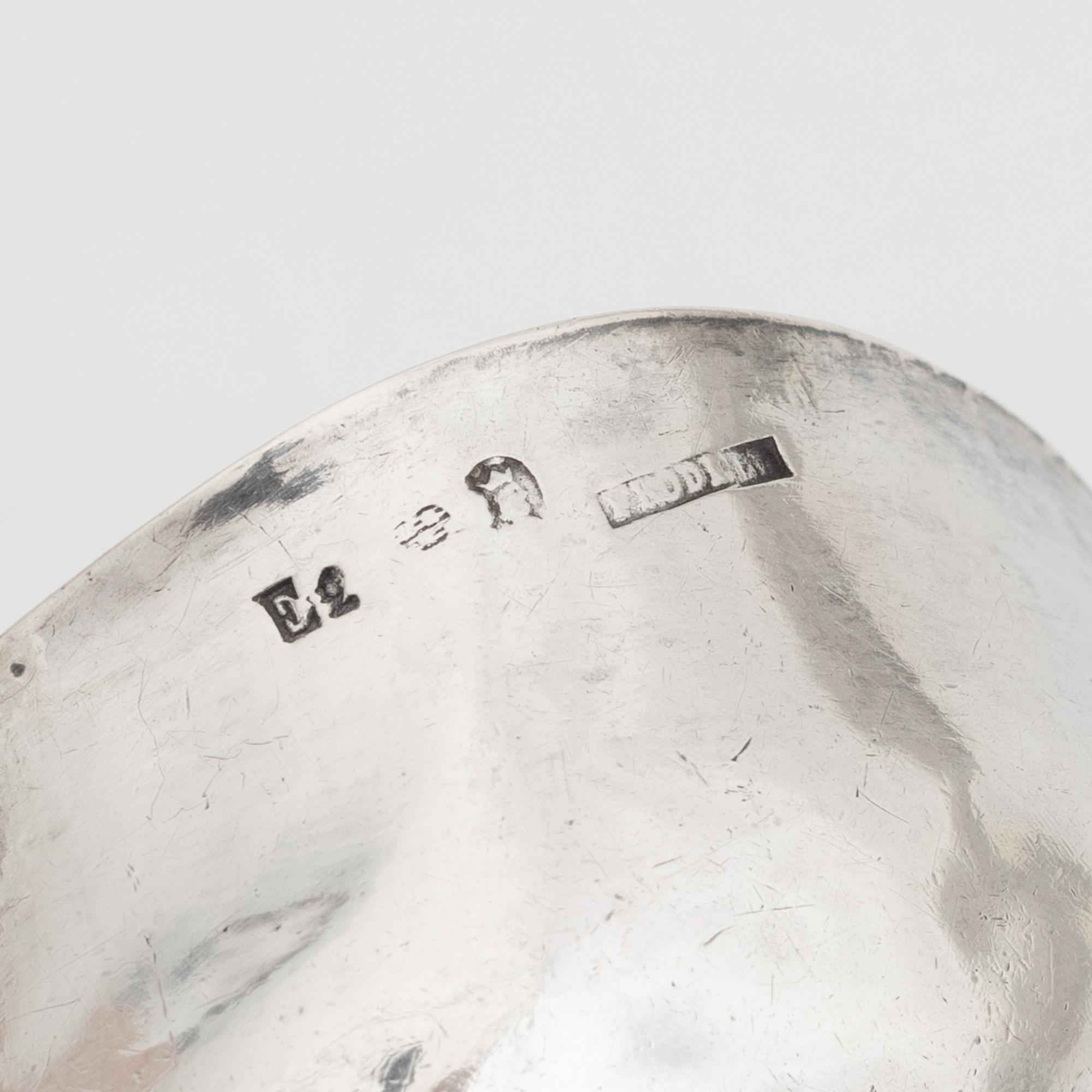 A silver 830 serving spoon, first half of the 20th century, and a silver ladle,  Stockholm 1887.