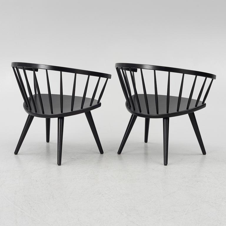 Yngve Ekström, chairs, a pair of 'Arka' chairs, Stolab.