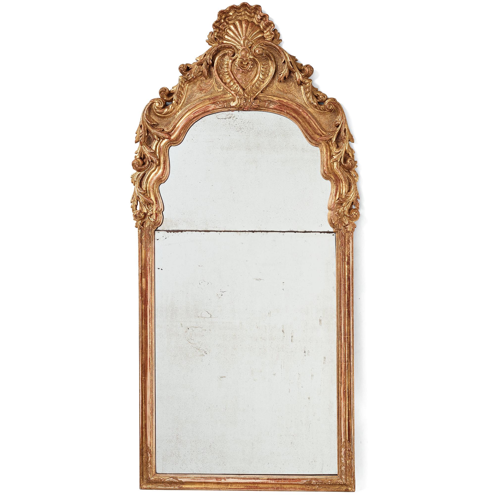 A German late Baroque mirror, first half of the 18th century.