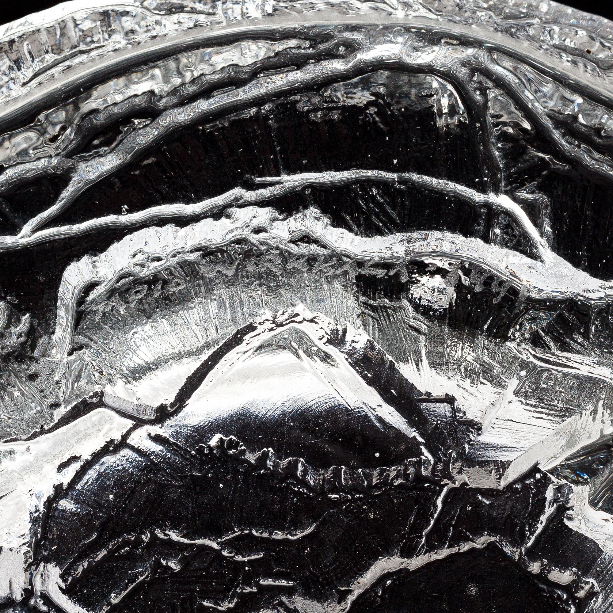 Tapio Wirkkala, vas 3441, signerad, glas, Iittala 1970-tal.