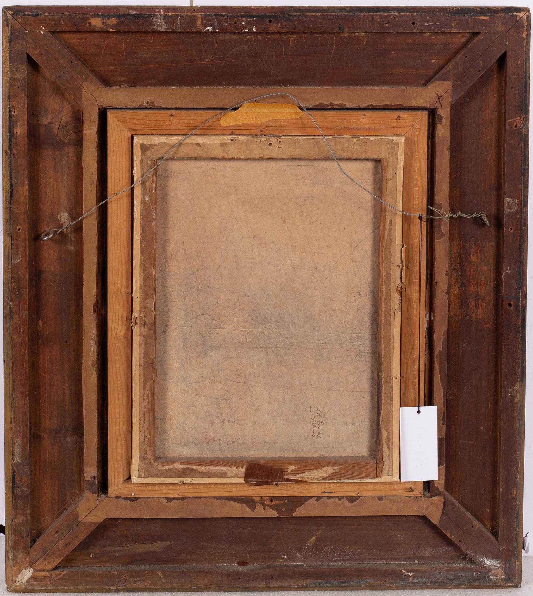 Unknown artist, 19th century, Damp portrait.