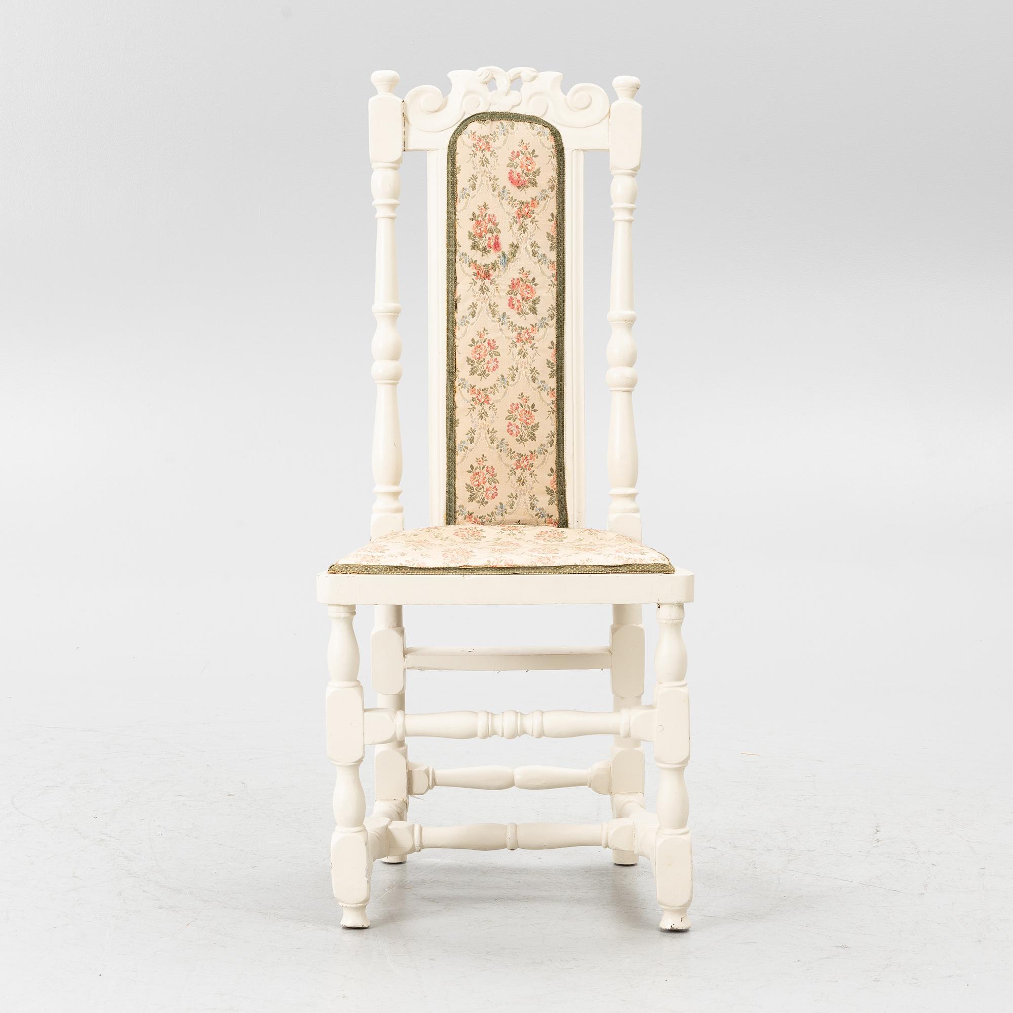 Stol, Barock, 1700-talets första hälft.